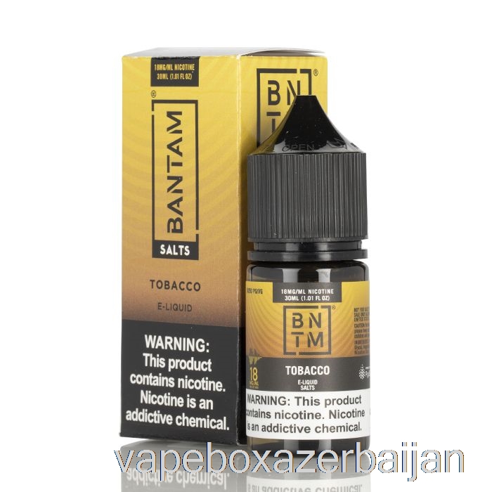 Vape Azerbaijan Tobacco SALTS - Bantam Vape - 30mL 36mg